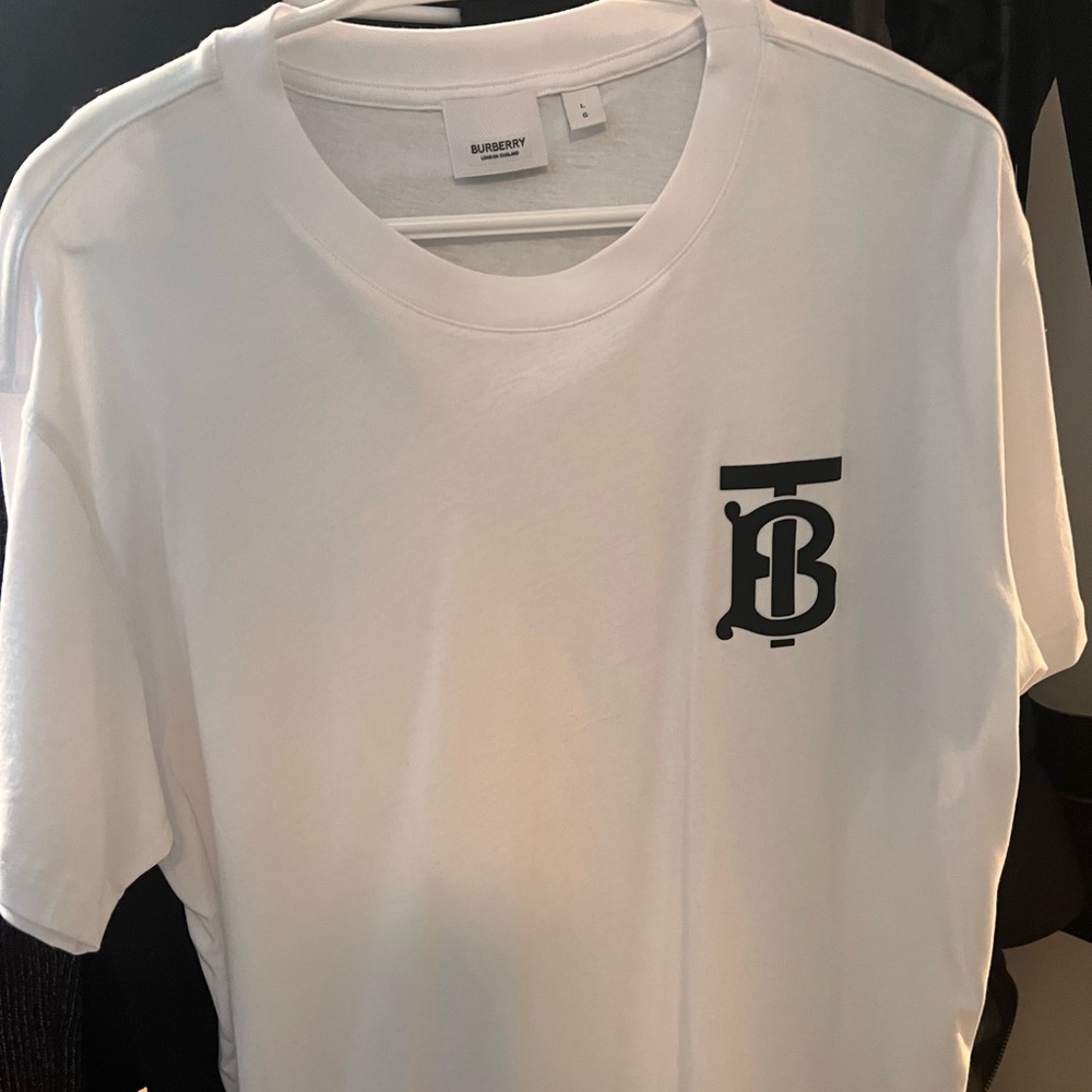Burberry short sleeve white Tshirt.